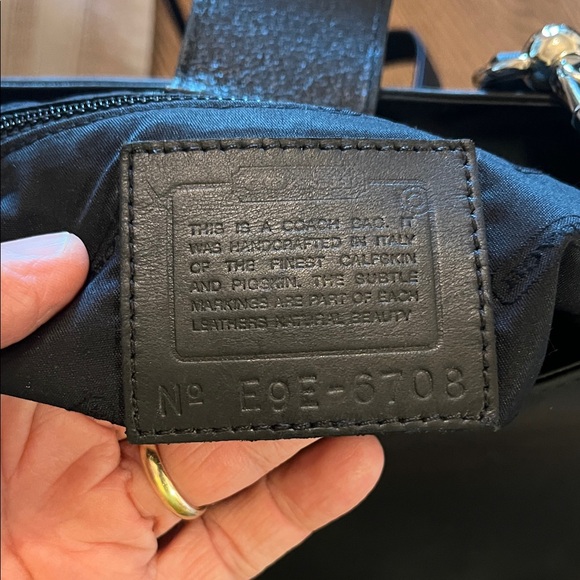 Beautiful Vintage Coach Black Bridle Shoulder Bag - Picture 7 of 11